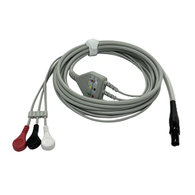 Welch Allyn 10pin সামঞ্জস্যপূর্ণ ডাইরেক্ট-কানেক্ট ইসিজি কেবল