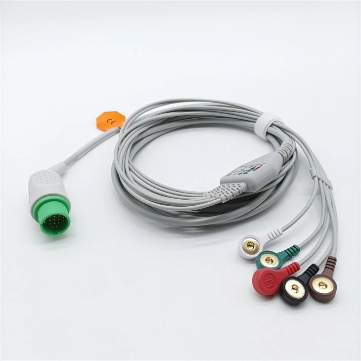 Spacelabs Compatible 17-Pin 5-Lead Reusable ECG Lead Wire best
