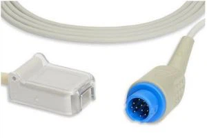 Mindray Masimo 12pin সমরূপ SPO2 অ্যাডাপ্টার কেবেল LNCS 0010-30-12452