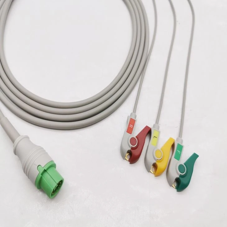 Fukuda Denshi Directly SpO2 Sensor 5 Leads AHA/IEC